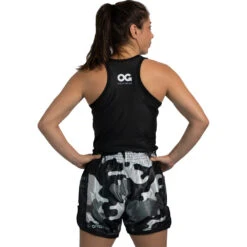 OG Fightwear Black Womens Stretch Singlet -Boxing Promotions Store 0000 108 c 3