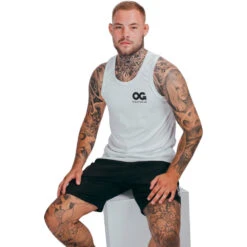 OG Fightwear Performance White Unisex Singlet