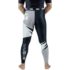 OG Fightwear Stretch Spandex Black Spats -Boxing Promotions Store 0000 81 c 2