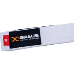 Braus White Jiu Jitsu Belt -Boxing Promotions Store 00024 c 2