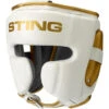 Sting Viper Gel White/Gold Full Face Head Gear