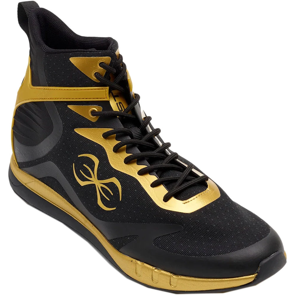 Sting Viper 2.0 Black/Gold Boxing Shoes 2 Sting Viper 2.0 Black/Gold Boxing Shoes - Image 2