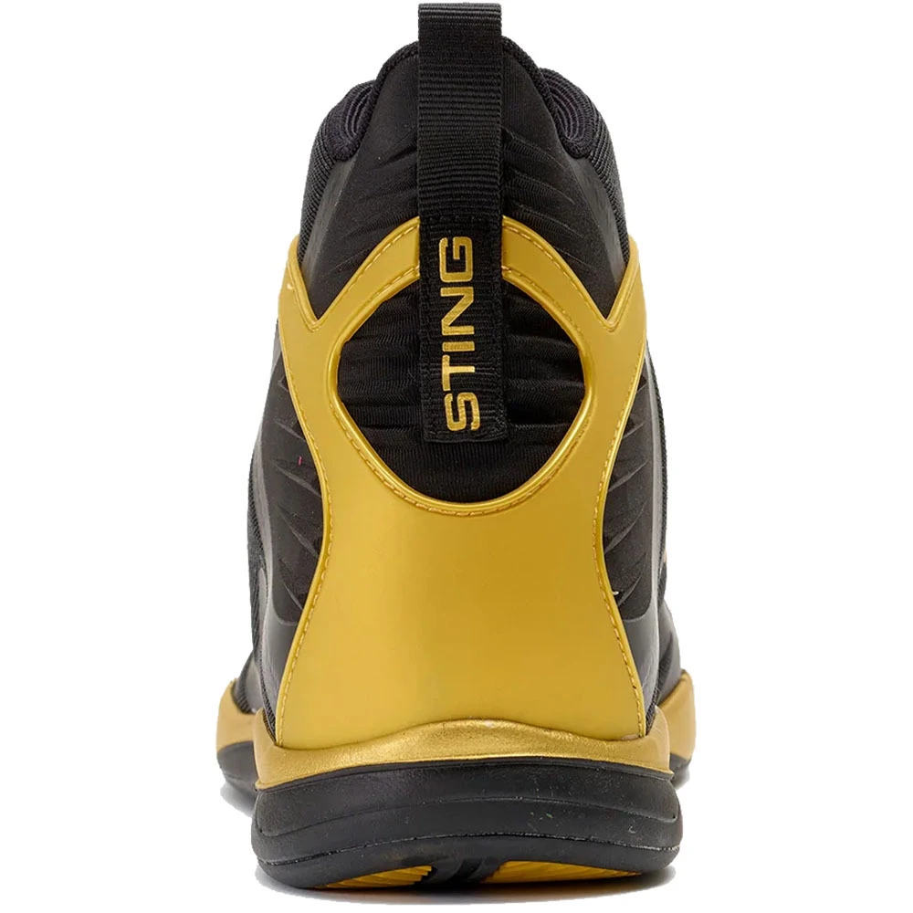 Sting Viper 2.0 Black/Gold Boxing Shoes 5 Sting Viper 2.0 Black/Gold Boxing Shoes - Image 5