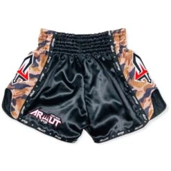 Arwut Fight Gear Camo Edition Black/Brown Muay Thai Shorts 5 Arwut Fight Gear Camo Edition Black/Brown Muay Thai Shorts -Boxing Promotions Store 2AWBS2 B005 c 2