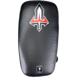 Arwut Fight Gear Protector Black/Silver Thai Kick Pads -Boxing Promotions Store 6AWKP4MCF BK SV 3
