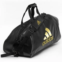 Adidas Black/Gold 2 In 1 Sports Bag -Boxing Promotions Store ADIACC051G c 4