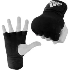 Adidas Super Inner Black/White Quick Wraps -Boxing Promotions Store ADIBP02 BW c 2