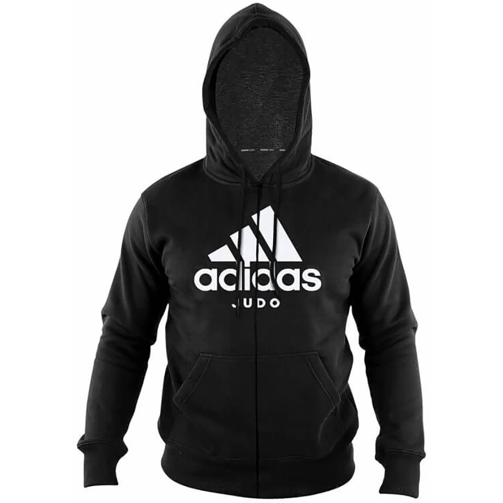 Adidas Judo Black Zip Hoodie 1 Adidas Judo Black Zip Hoodie