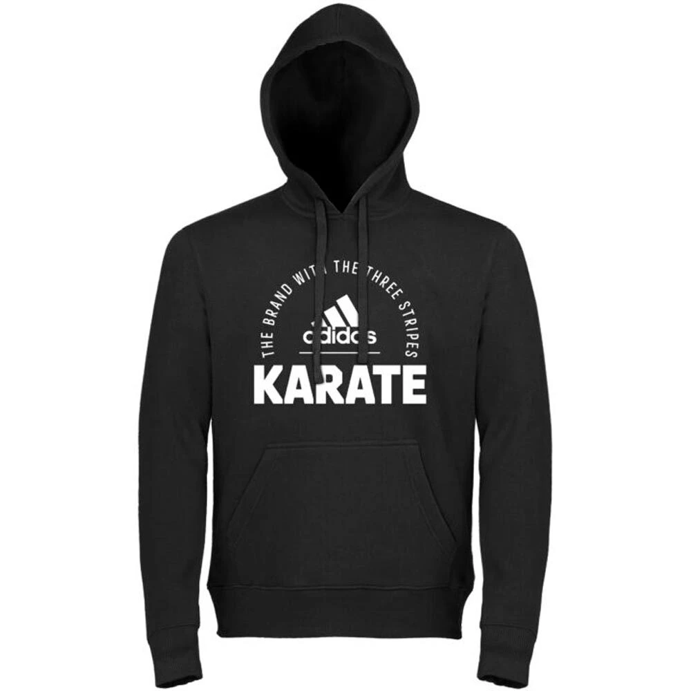 Adidas Community Black Karate Hoodie 1 Adidas Community Black Karate Hoodie
