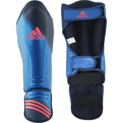 Adidas Super Pro Speed Metallic Blue Shin/Instep Guards