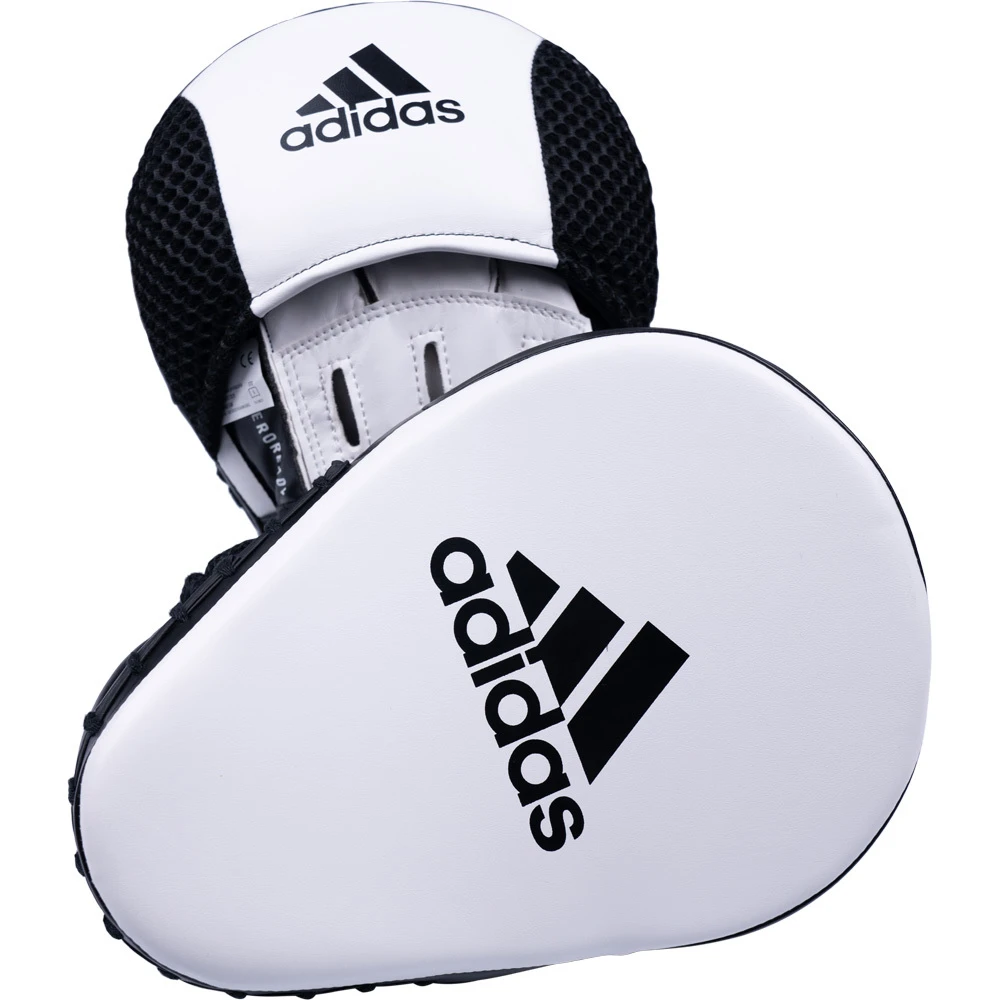 Adidas Hybrid 150 White/Black Focus Mitts 2 Adidas Hybrid 150 White/Black Focus Mitts - Image 2