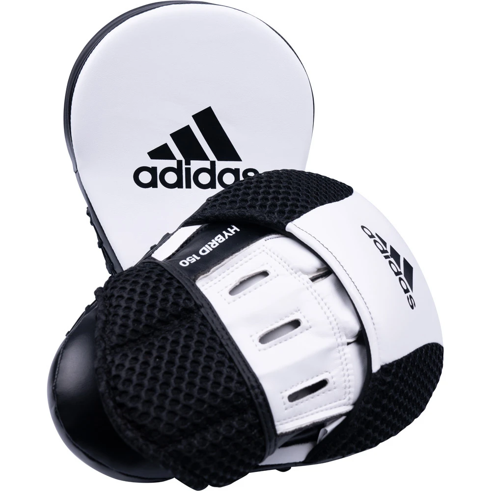 Adidas Hybrid 150 White/Black Focus Mitts 3 Adidas Hybrid 150 White/Black Focus Mitts - Image 3