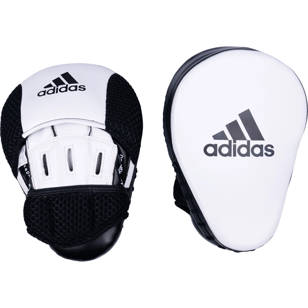 Adidas Hybrid 150 White/Black Focus Mitts 1 Adidas Hybrid 150 White/Black Focus Mitts