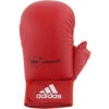Adidas WKF Approved Red Karate Thumb Mitts