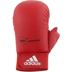 Adidas WKF Approved Red Karate Thumb Mitts