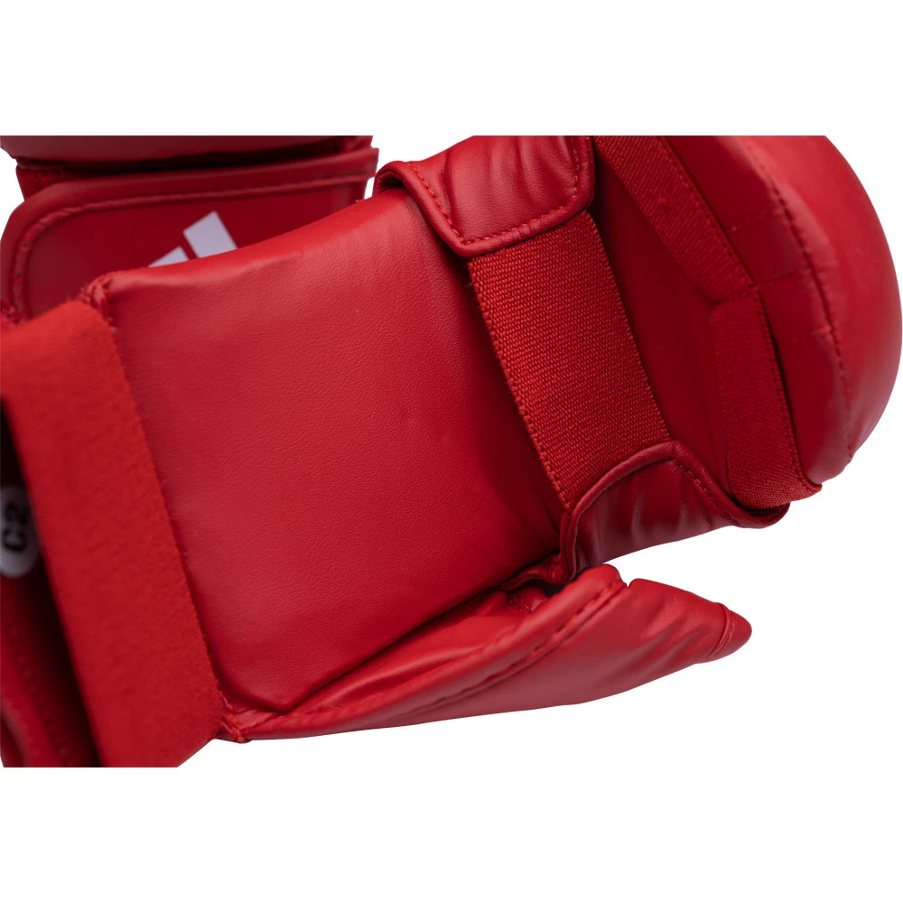 Adidas WKF Approved Red Karate Mitts 4 Adidas WKF Approved Red Karate Mitts - Image 4