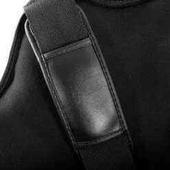 Adidas Super Black/White Body Protector -Boxing Promotions Store ADISBP01 BW 4