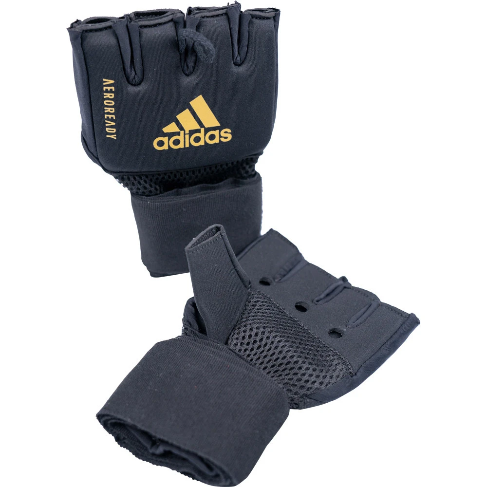 Adidas Black/Gold Gel Quick Wraps 2 Adidas Black/Gold Gel Quick Wraps - Image 2