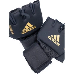 Adidas Black/Gold Gel Quick Wraps 9 Adidas Black/Gold Gel Quick Wraps -Boxing Promotions Store ADISBP012 BG c 4