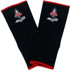 Arwut Fight Gear Black/Red Premium Ankle Guards