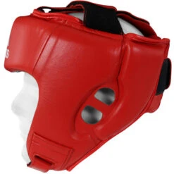 Adidas AIBA Competition Red Headguard -Boxing Promotions Store AIBAH1 R c 2