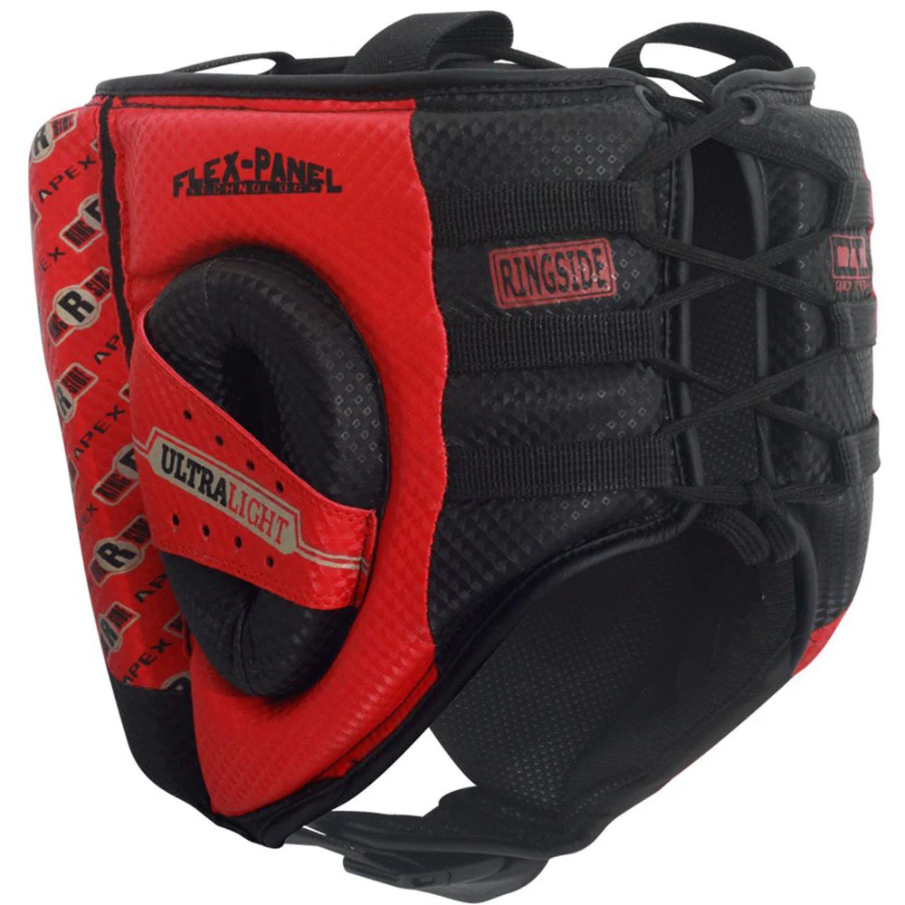 Ringside Apex Training Black/Red Head Gear 2 Ringside Apex Training Black/Red Head Gear - Image 2