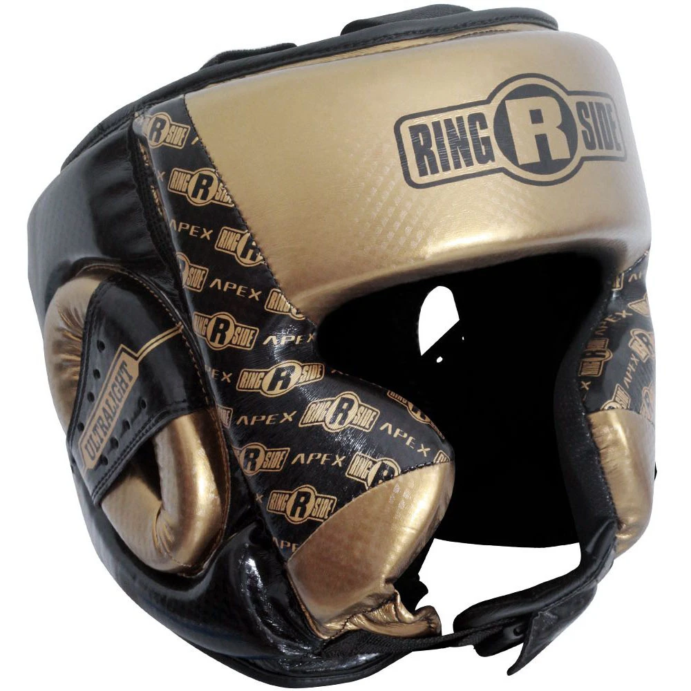 Ringside Apex Training Gold/Black Head Gear 1 Ringside Apex Training Gold/Black Head Gear