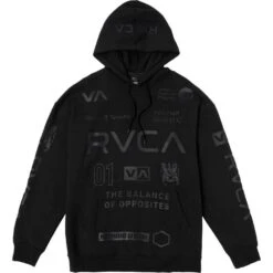 RVCA All Brand Black Hoodie -Boxing Promotions Store AVYFT00251 BLK c 4
