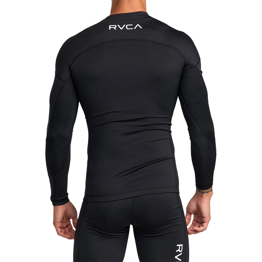 RVCA VA Compression Long Sleeve Black Tee 2 RVCA VA Compression Long Sleeve Black Tee - Image 2