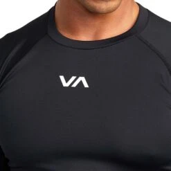 RVCA VA Compression Long Sleeve Black Tee 7 RVCA VA Compression Long Sleeve Black Tee -Boxing Promotions Store AVYKT00266 BLK c 2