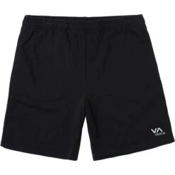 RVCA VA Essential Black Shorts -Boxing Promotions Store AVYWS00142 BLK c 3