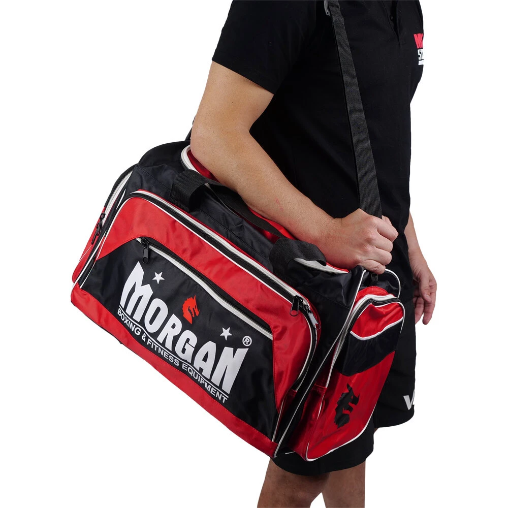 Morgan Sports Classic Personal Gear Red/Black Bag 1 Morgan Sports Classic Personal Gear Red/Black Bag