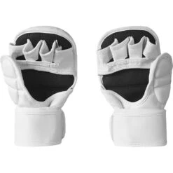 Sanabul Battle Forged 7oz Hybrid White Sparring Gloves -Boxing Promotions Store BF7OZ WHITE c 2