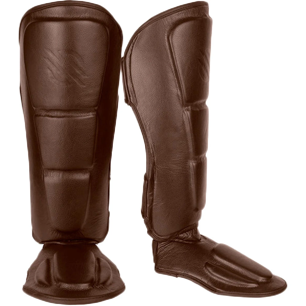 Sanabul Battle Forged Brown Shin Guards 1 Sanabul Battle Forged Brown Shin Guards
