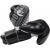 Morgan Sport Aventus Black/White Leather Boxing Gloves