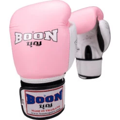 Boon Compact Light Pink Velcro Boxing Gloves