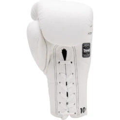 Twins White Lace Up Boxing Gloves -Boxing Promotions Store BGLL1 WHT c 5