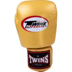 Twins Gold Velcro Boxing Gloves -Boxing Promotions Store BGVL3 GD c 3
