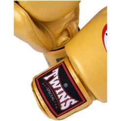 Twins Gold Velcro Boxing Gloves -Boxing Promotions Store BGVL3 GD c 7
