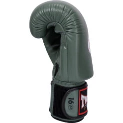 Twins Olive Velcro Boxing Gloves -Boxing Promotions Store BGVL3 OLV c 6