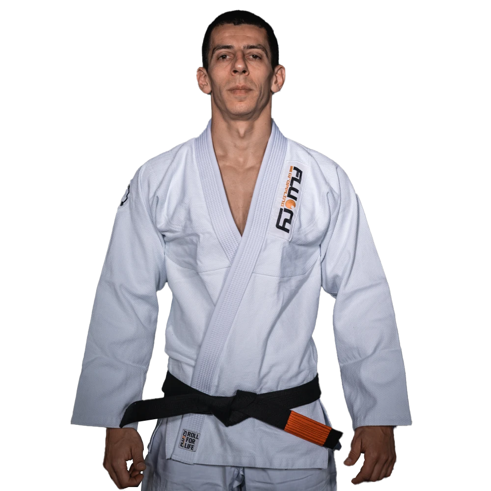 Fluory White Jiu Jitsu Gi 2 Fluory White Jiu Jitsu Gi - Image 2