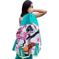 Fluory Koi Fish Womens Green Jiu Jitsu Gi -Boxing Promotions Store BJJF20 c 7