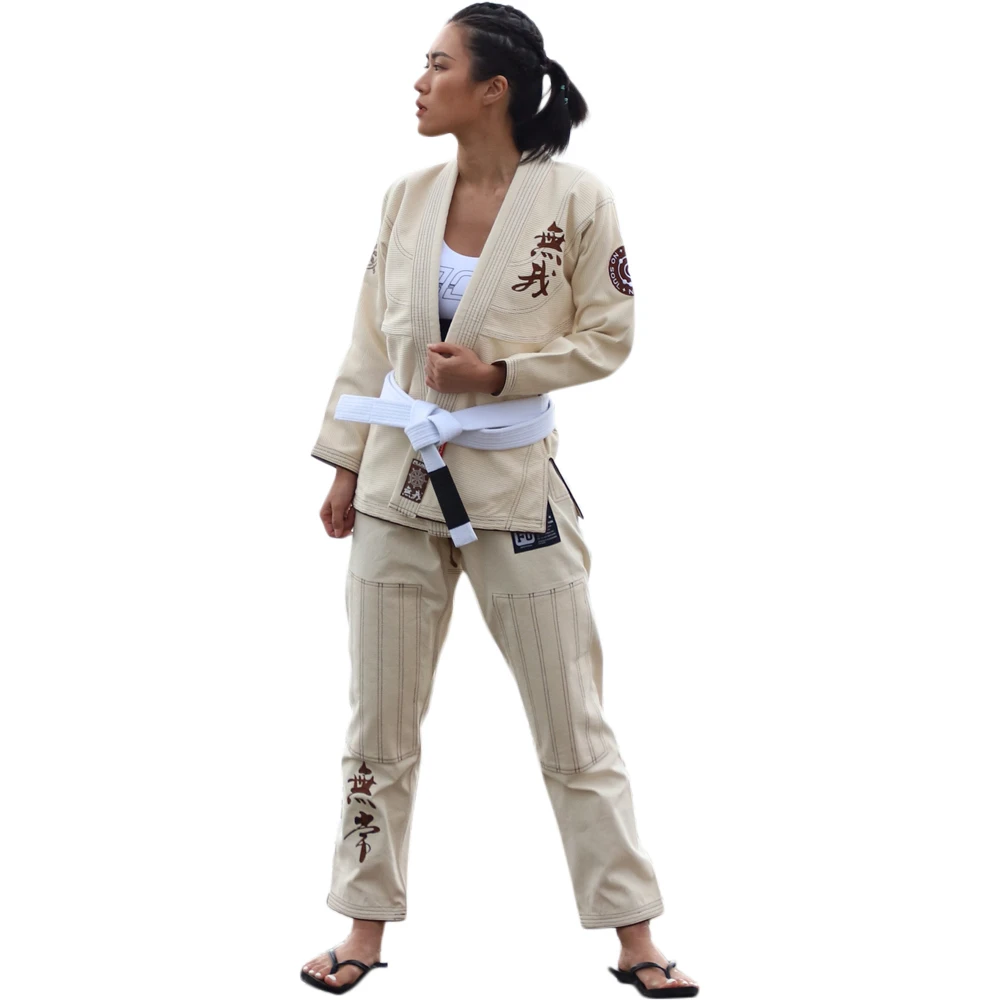 Fluory No Soul Cream Womens Jiu Jitsu Gi 2 Fluory No Soul Cream Womens Jiu Jitsu Gi - Image 2