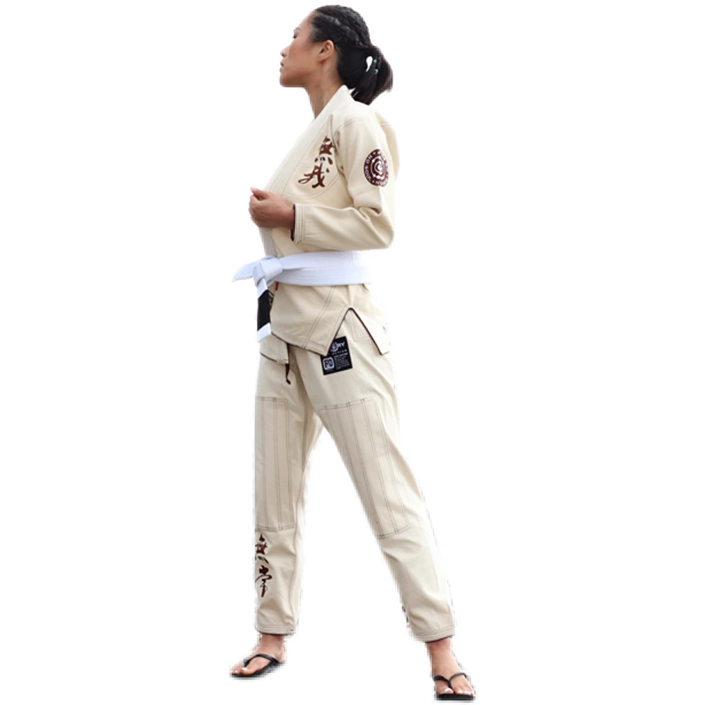 Fluory No Soul Cream Womens Jiu Jitsu Gi 5 Fluory No Soul Cream Womens Jiu Jitsu Gi - Image 5