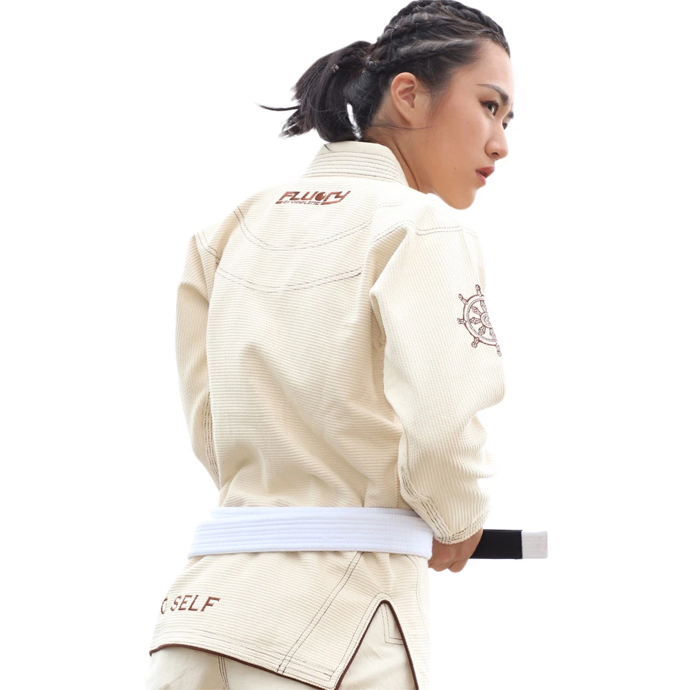 Fluory No Soul Cream Womens Jiu Jitsu Gi 7 Fluory No Soul Cream Womens Jiu Jitsu Gi - Image 7