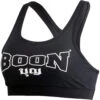 Boon Logo Black Sports Bra