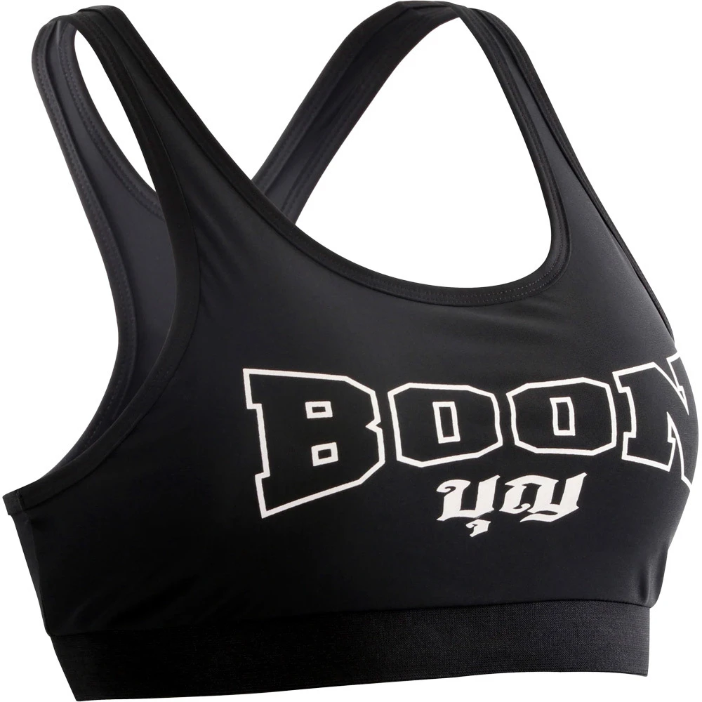Boon Logo Black Sports Bra 3 Boon Logo Black Sports Bra - Image 3