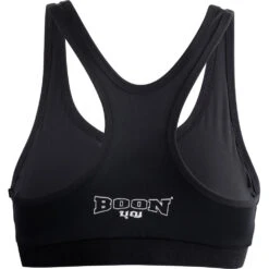 Boon Logo Black Sports Bra 9 Boon Logo Black Sports Bra -Boxing Promotions Store BRAS c 3