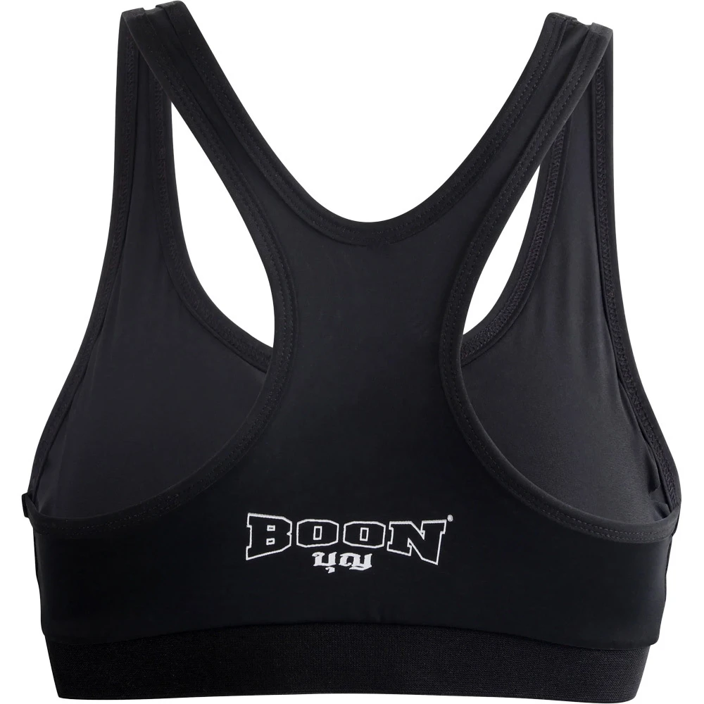 Boon Logo Black Sports Bra 4 Boon Logo Black Sports Bra - Image 4