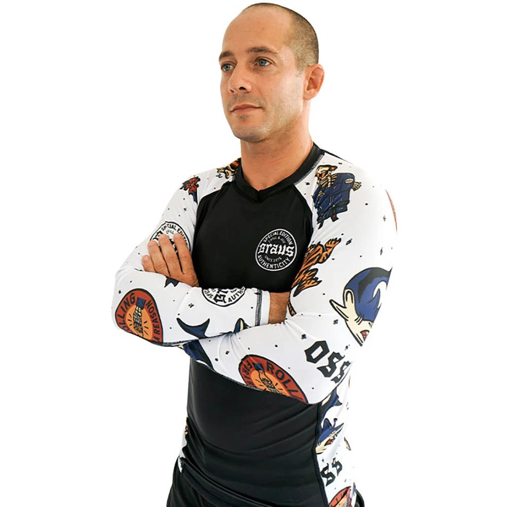 Braus Chill & Jiu Long Sleeve Rash Guard 2 Braus Chill & Jiu Long Sleeve Rash Guard - Image 2
